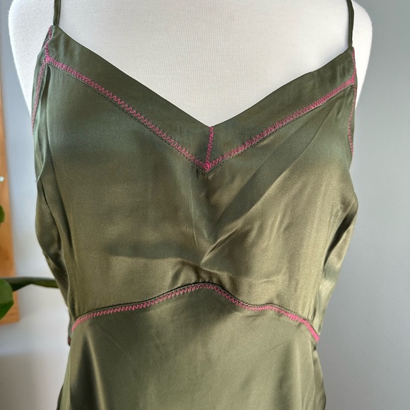 Figue Silk Slip Dress - Picture 3 of 14